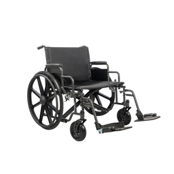 Paaugstinātas izturības ratiņkrēsls ONYX 67 cm 272 kg
