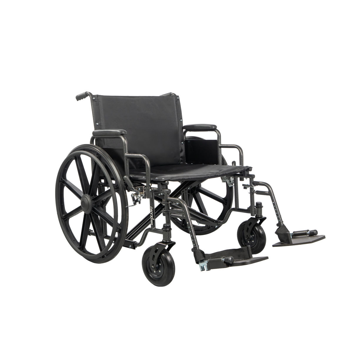 Paaugstinātas izturības ratiņkrēsls ONYX 67 cm 272 kg