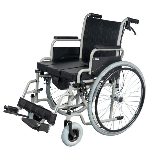 Ratiņkrēsls ar tualetes funkciju 46 cm