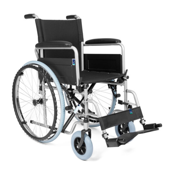 Ratiņkrēsls ar paceļamiem roku balstiem BASIC-TIM 43cm