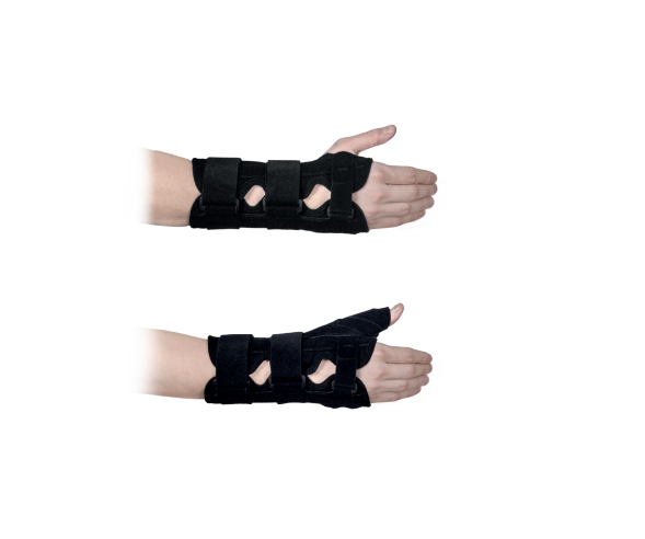 Īsā cietā plauksta locītavas ortoze O-1760 S/M (13-17cm)