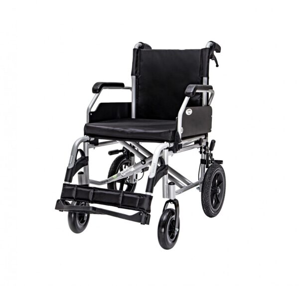 Manuālais pavadoņa vadāmais ratiņkrēsls Lightman Travel 48 cm