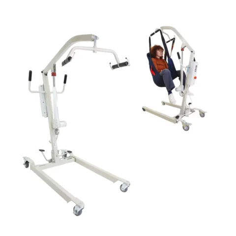 Mobilais pacientu pacēlājs ML40040 līdz 150 kg ar pacelšanas siksnu