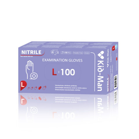 Vienreizlietojamie Nitrila cimdi NIGLL100