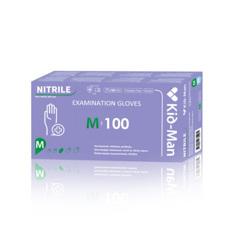 Vienreizlietojamie Nitrila cimdi NIGLM100