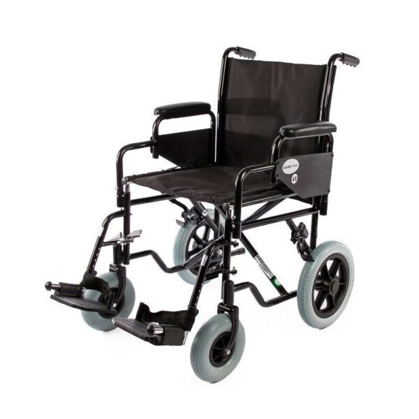 Manuālais pavadoņa vadāmais ratiņkrēsls Steelman Travel 46 cm