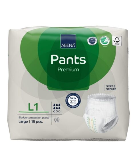 ABENA Pants (Abri-Flex) L1 Premium biksītes urīna nesaturēšanai 15 gb