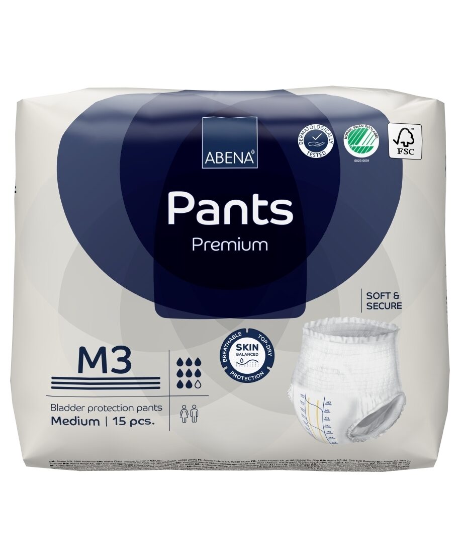 ABENA Pants (Abri-Flex) M3 Premium biksītes urīna nesaturēšanai 15 gb