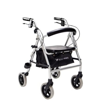 Alumīnija Rollators GIGAS 01-3530 ar pastiprinātu izturību 150 kg