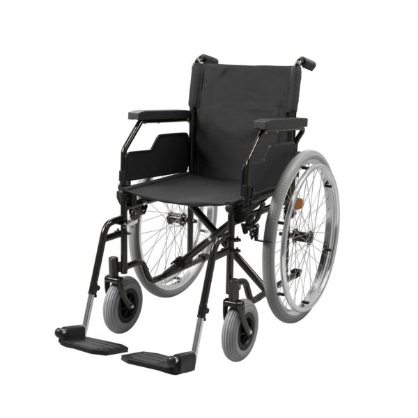 Ratiņkrēsls ar paceļamiem roku balstiem SteelMan start 36 cm